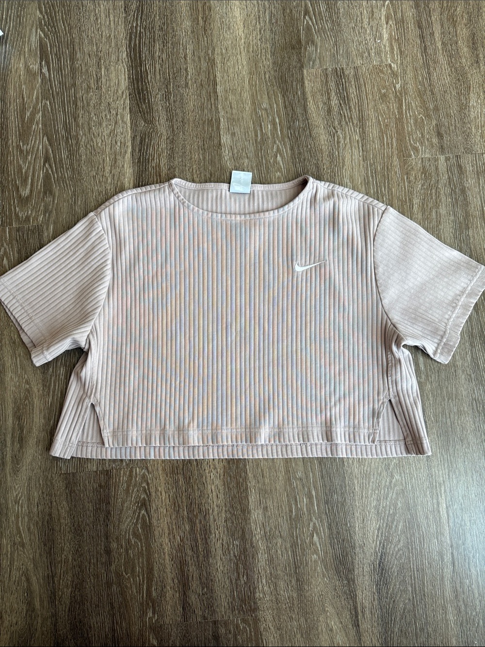 Nike Women's Blush Ribbed Crop Top